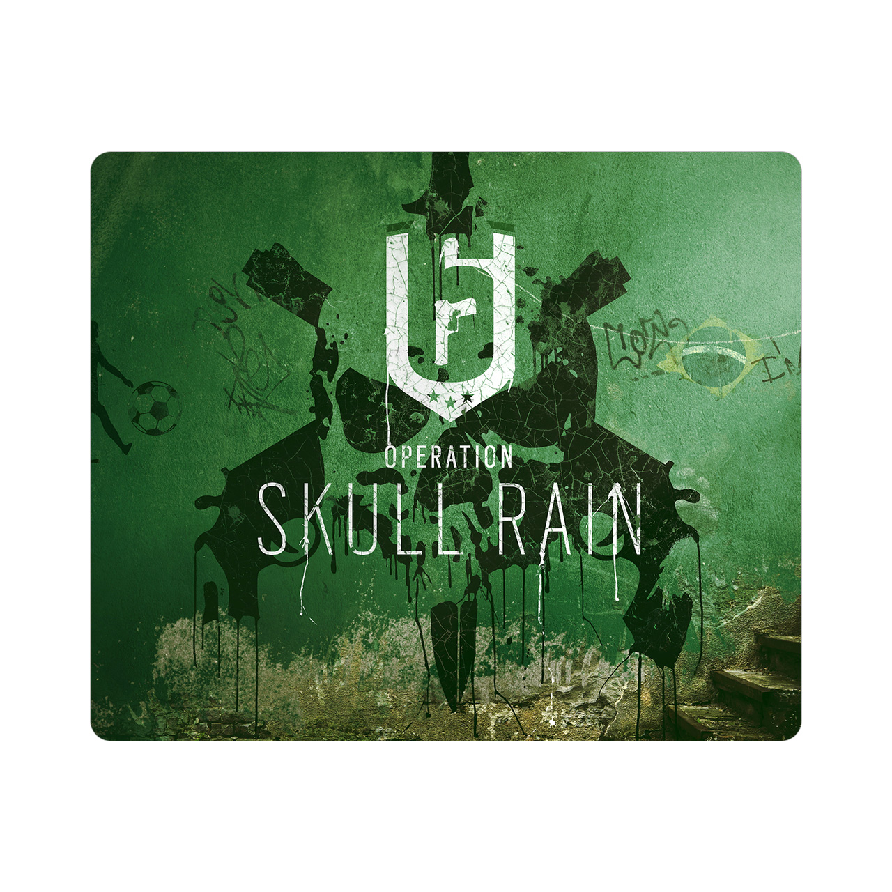 ماوس پد طرح skull rain مدل MP1415