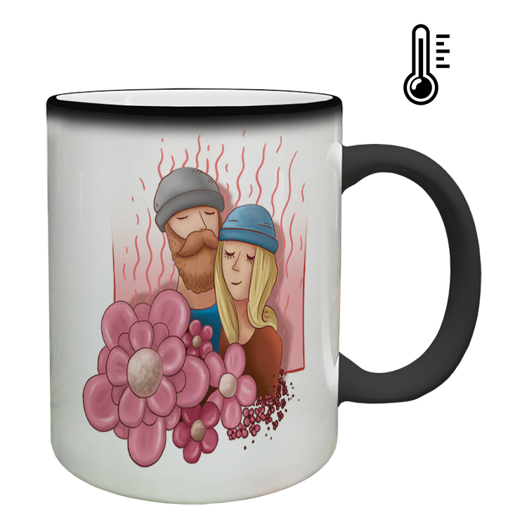 ماگ حرارتی مدل عاشقانه کد 203