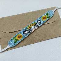 دستبند بافت مدل گاو   