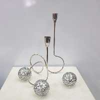 جا شعی طرح پیچ رنگ نقره ای