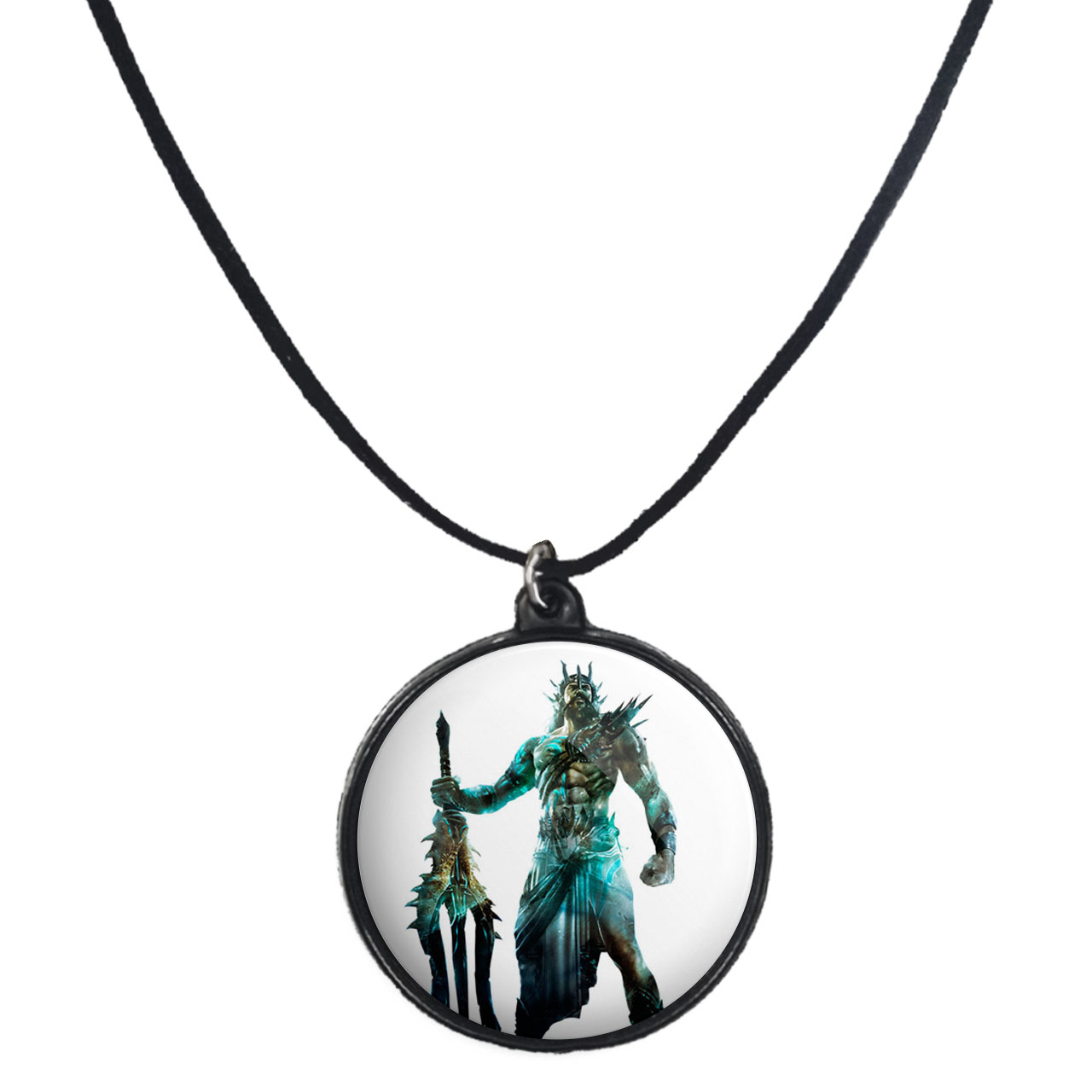 گردنبند پرمانه طرح God of war کد pmb.29148مدل دو طرفه