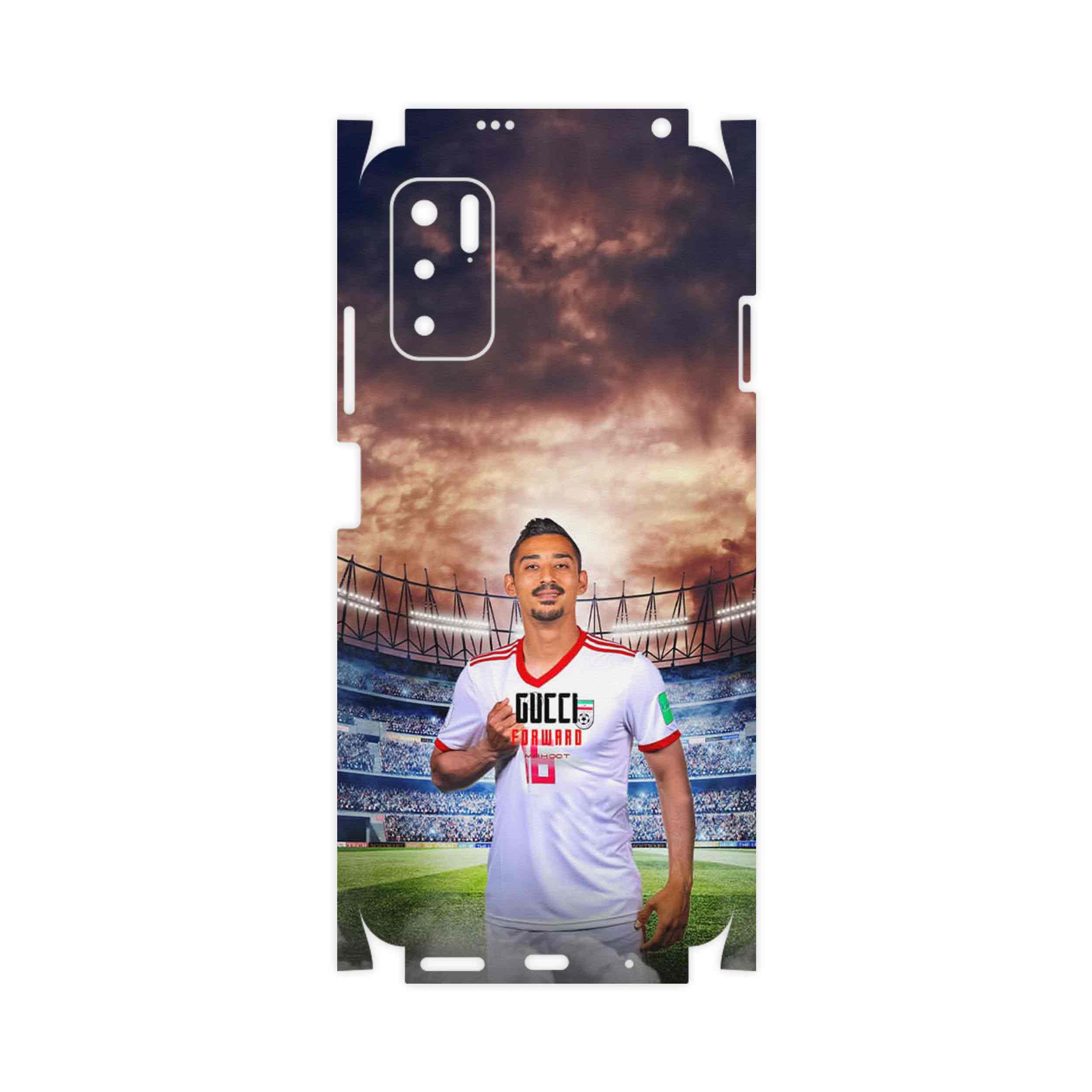 برچسب پوششی ماهوت مدل Reza Ghoochannejhad-FullSkin مناسب برای گوشی موبایل شیائومی Redmi Note 10 5G