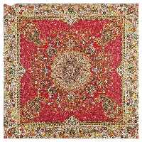 رومیزی ترمه افشار ابریشمی تراکم 220 (پس کرایه)
