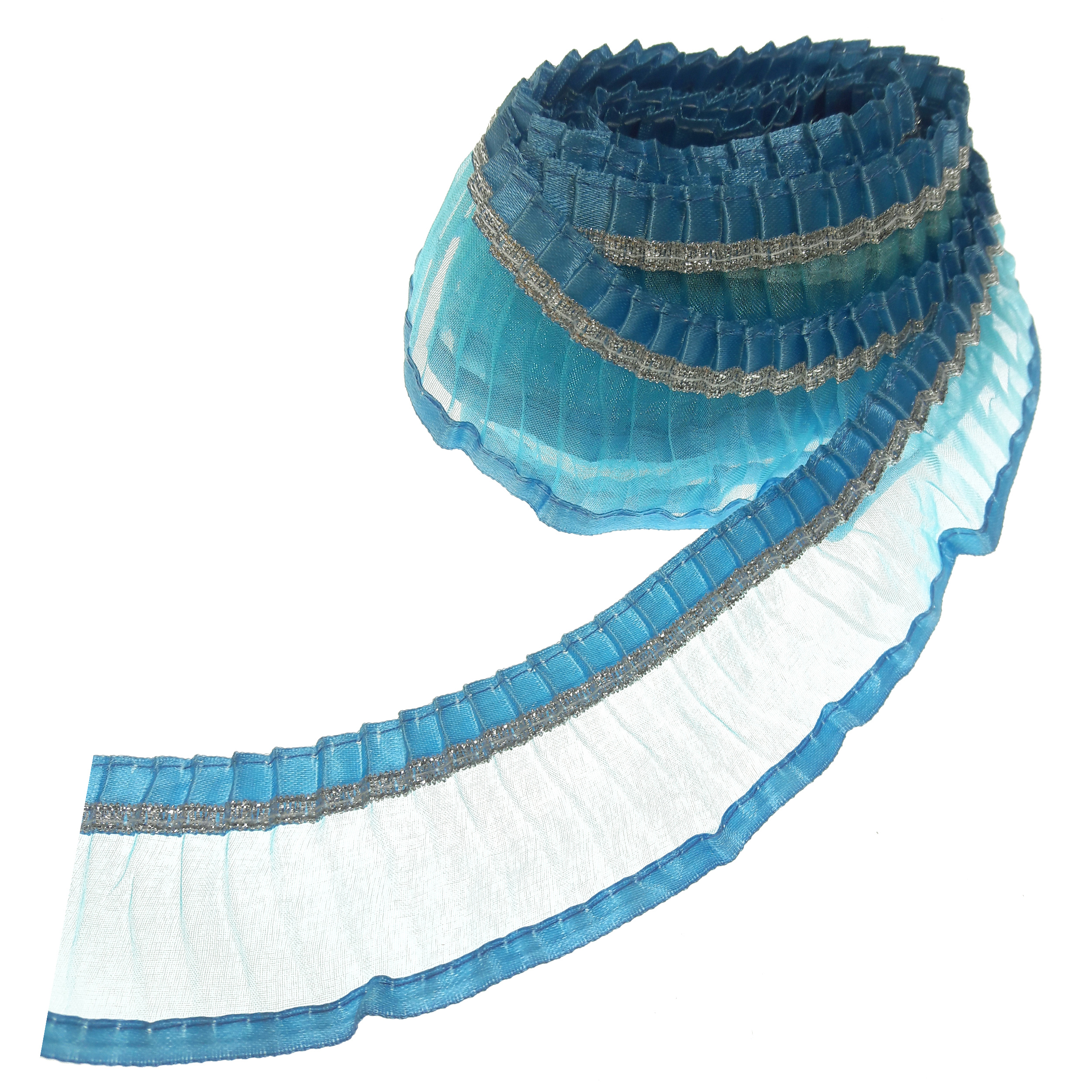 نوار یراق مدل پلیسه کد Y6513 طول 1.6 متر