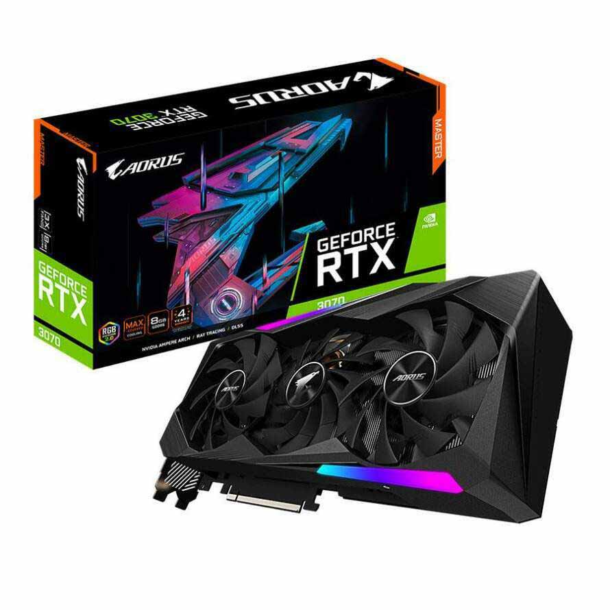 کارت گرافیک گیگابایت Graphics GIGABYTE AORUS RTX 3070 MASTER 8G