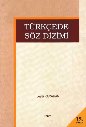 خرید و دانلود نسخه کامل کتاب Türkçede Söz Dizimi