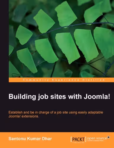 خرید و دانلود نسخه کامل کتاب Building job sites with Joomla!