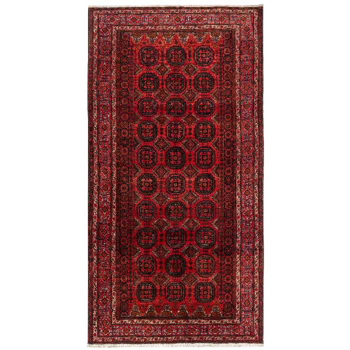 فرش دستبافت سه و نیم متری مدل نقشه بلوج کد 23.1361