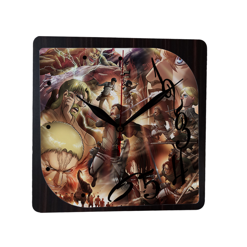 ساعت دیواری طرح انیمه Attack on Titan