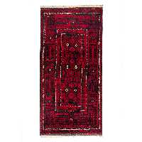 فرش دستبافت سه متری مدل نقشه بلوچ  کد 23.1334