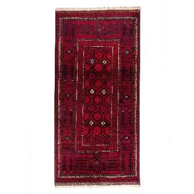 فرش دستبافت سه متری مدل نقشه بلوچ  کد 23.1334