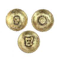 دیوارکوب سفالی طرح کاشی مجموعه 3 عددی