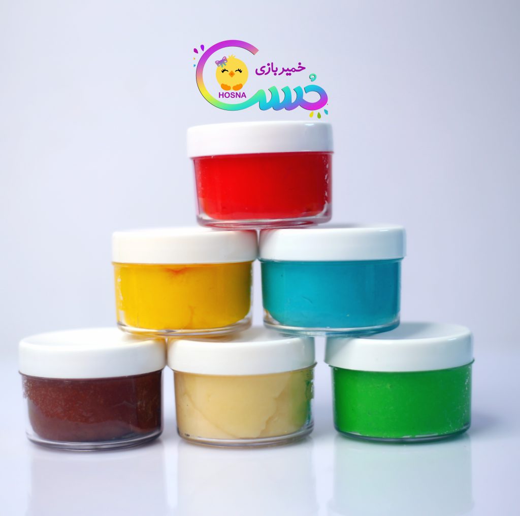 خمیربازی 6 رنگ 50 گرمی