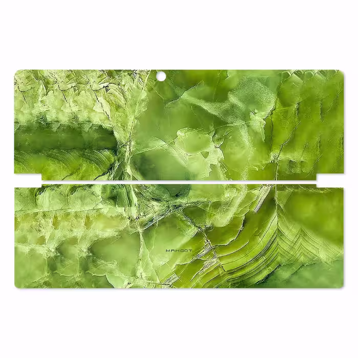 برچسب پوششی ماهوت مدل Green Crystal Marble مناسب برای تبلت لنوو Miix 510 2016