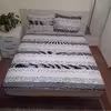سرویس ملحفه مدل کشدار ni06078 طرح مینی گلبرگ کد 180  دو نفره سه تکه