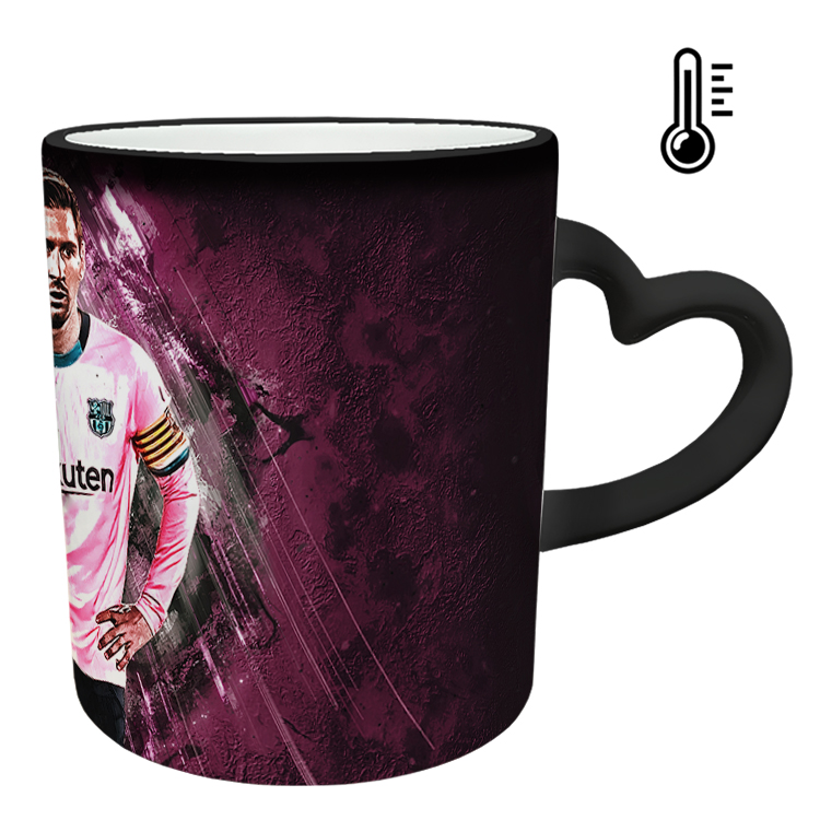 ماگ حرارتی مدل دسته قلبی طرح مسی کد 41