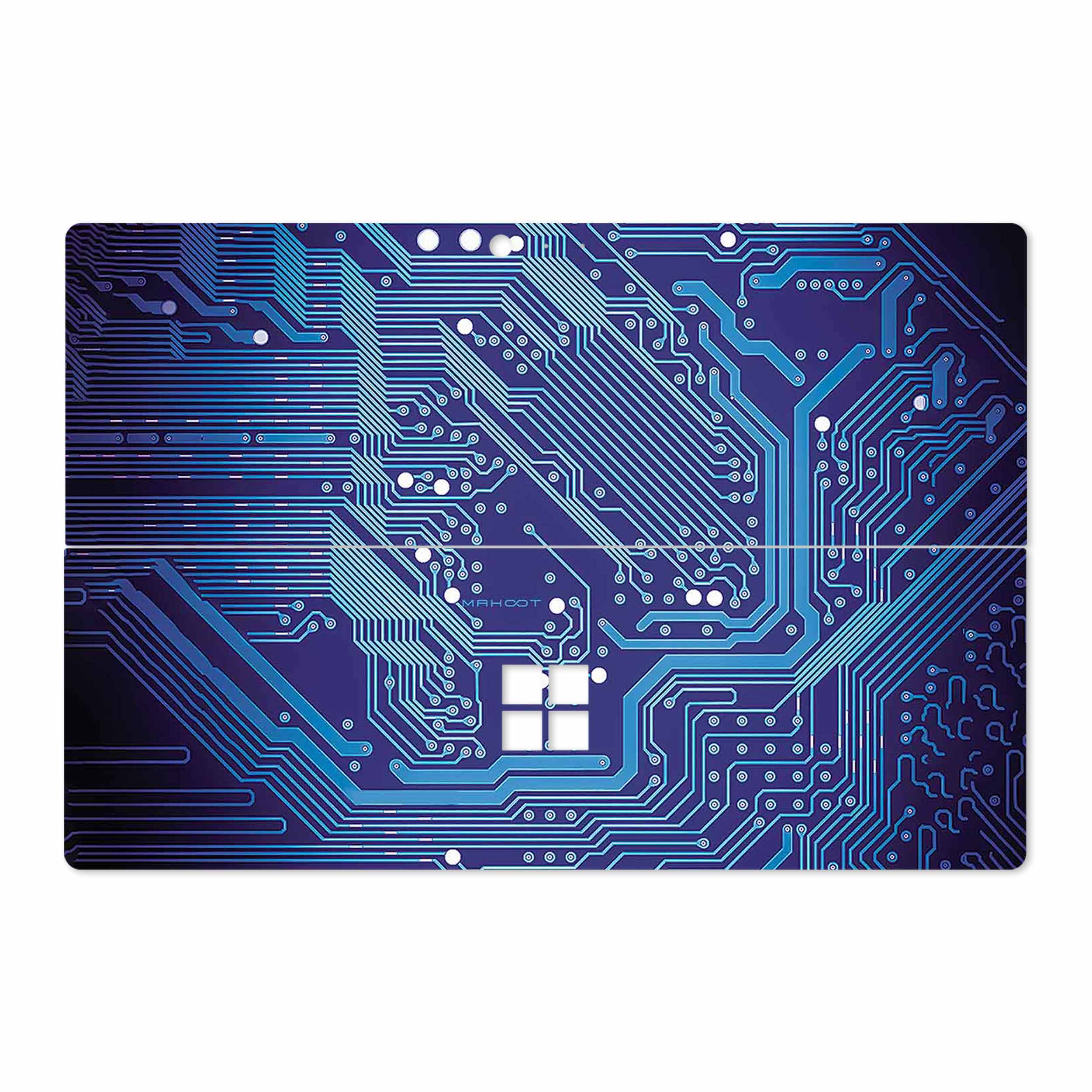 برچسب پوششی ماهوت مدل Blue Printed Circuit Board مناسب برای تبلت مایکروسافت Surface Pro 4 2015