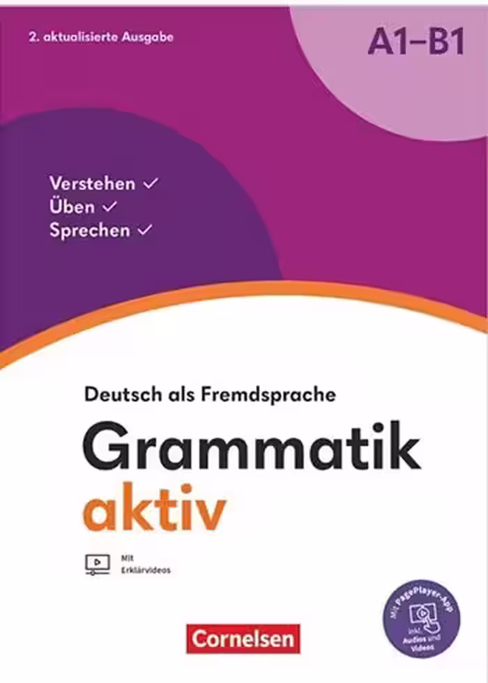 Deutsch als Fremdsprache Grammatik aktiv A1- B1 (رنگی)