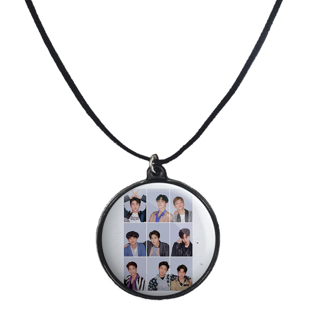 گردنبند پرمانه طرح exo کد pmb.14087 مدل دو طرفه