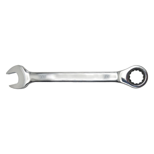 آچار یکسرتخت و یکسر رینگی جغجغه ای کد CR-V0010 سایز 10 میلیمتر 