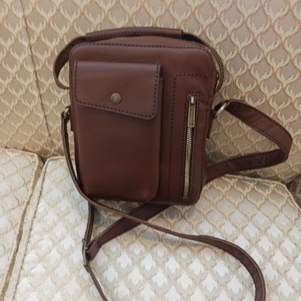 کیف رودوشی مردانه ی چرم 