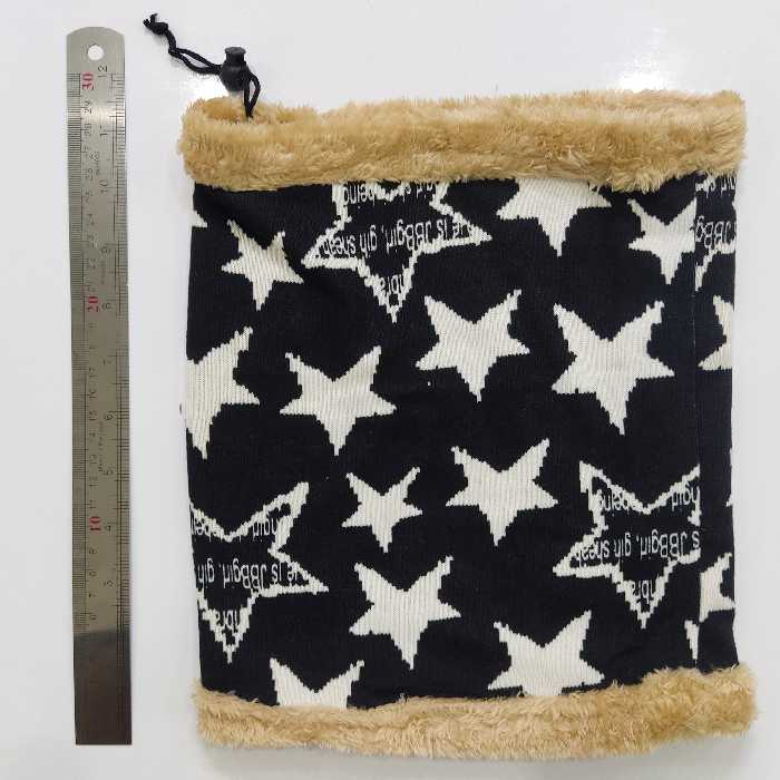 دستمال سر و گردن مدل اسکارف تو خز بافت