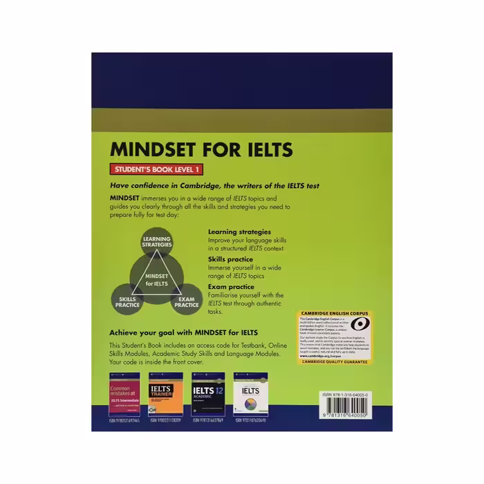 کتاب Cambridge English Mindset For IELTS 1 اثر جمعی از نویسندگان انتشارات جنگل