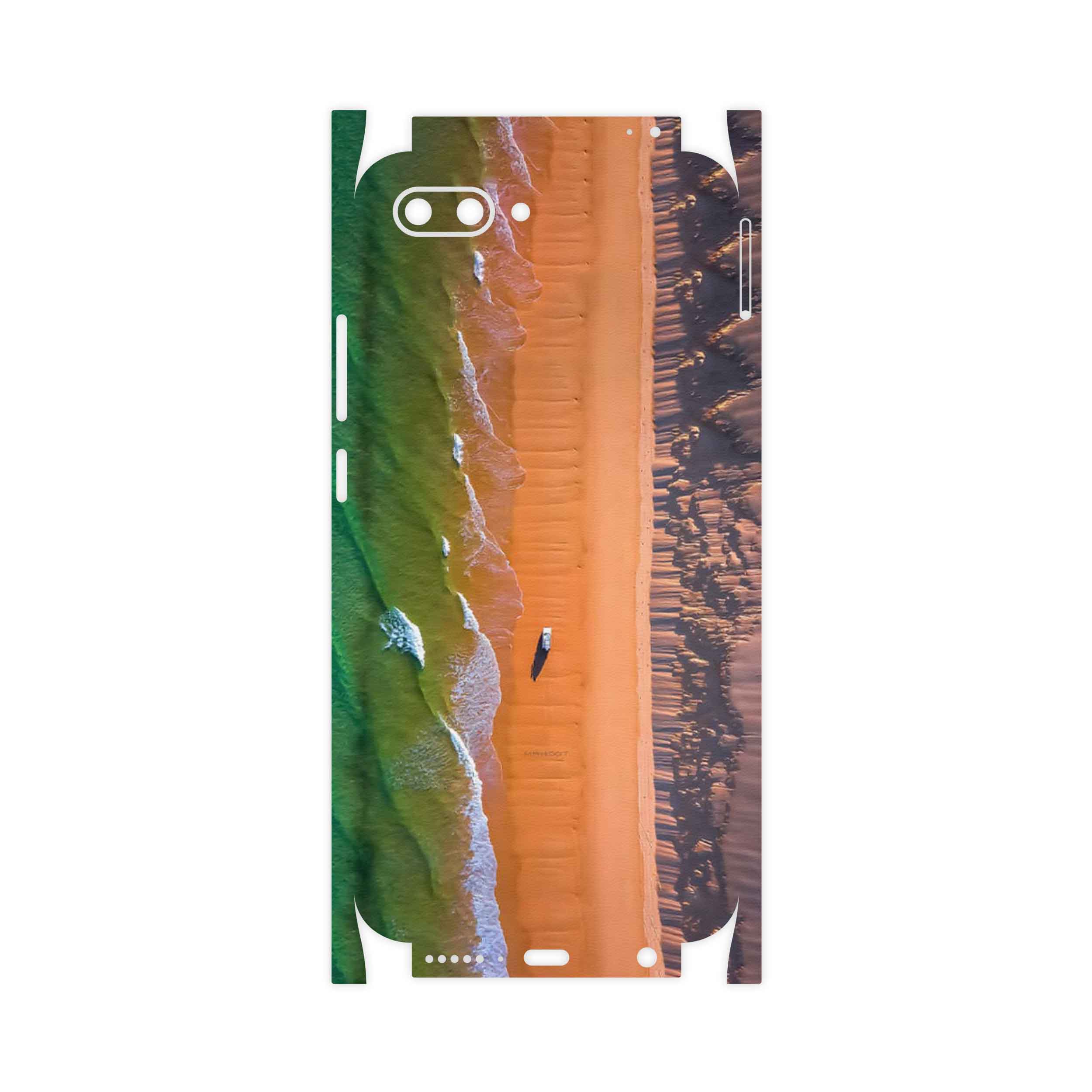 برچسب پوششی ماهوت مدل Beach and Green Sea-FullSkin مناسب برای گوشی موبایل آنر 10