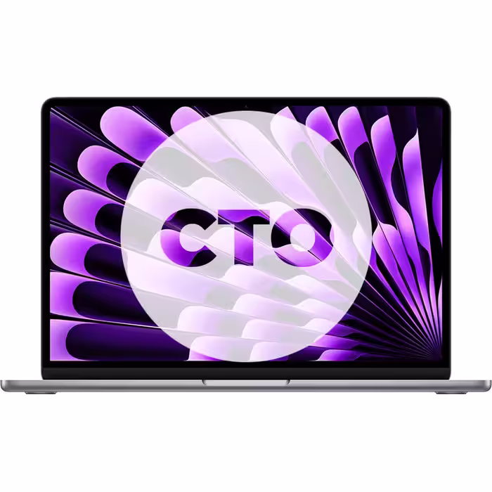 مک بوک ایر 13.6 اینچ 2024 سری M3 کاستوم پردازنده 8core - 10core حافظه رم 8 گیگابایت هارد 1 ترابایت خاکستری Z1B6001DP - Hiapple.ir