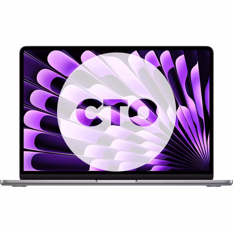 مک بوک ایر 13.6 اینچ 2024 سری M3 کاستوم پردازنده 8core - 10core حافظه رم 8 گیگابایت هارد 1 ترابایت خاکستری Z1B6001DP - Hiapple.ir