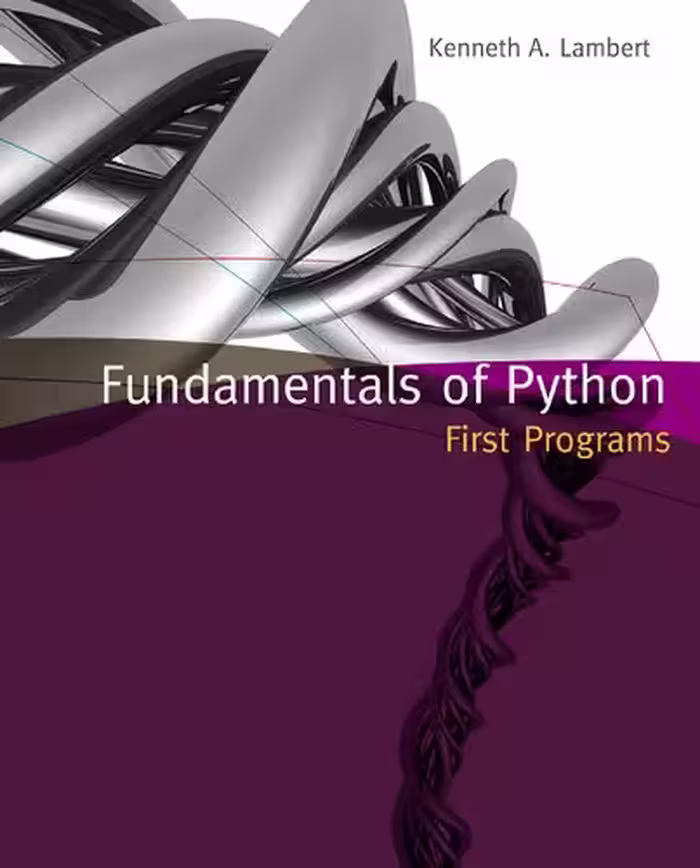 خرید و دانلود نسخه کامل کتاب Fundamentals of Python: First Programs