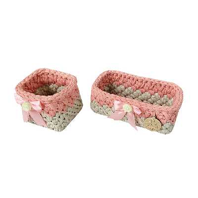 سبد قلاب بافی تریکو کد 253 مجموعه دو عددی