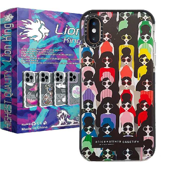  کاور لاین کینگ مدل casetifygirls مناسب برای گوشی موبایل اپل iPhone X/Xs