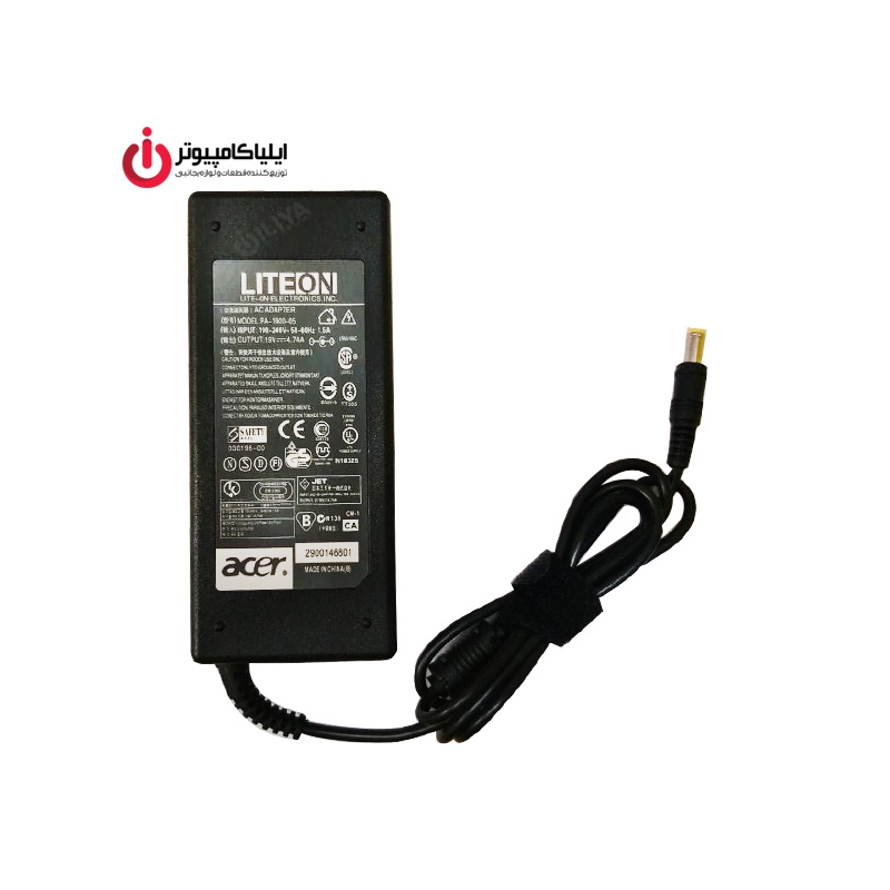 آداپتور 19 ولت 4.74 آمپر برند ونتولینک مدل ACER LITEON PA-1900-05