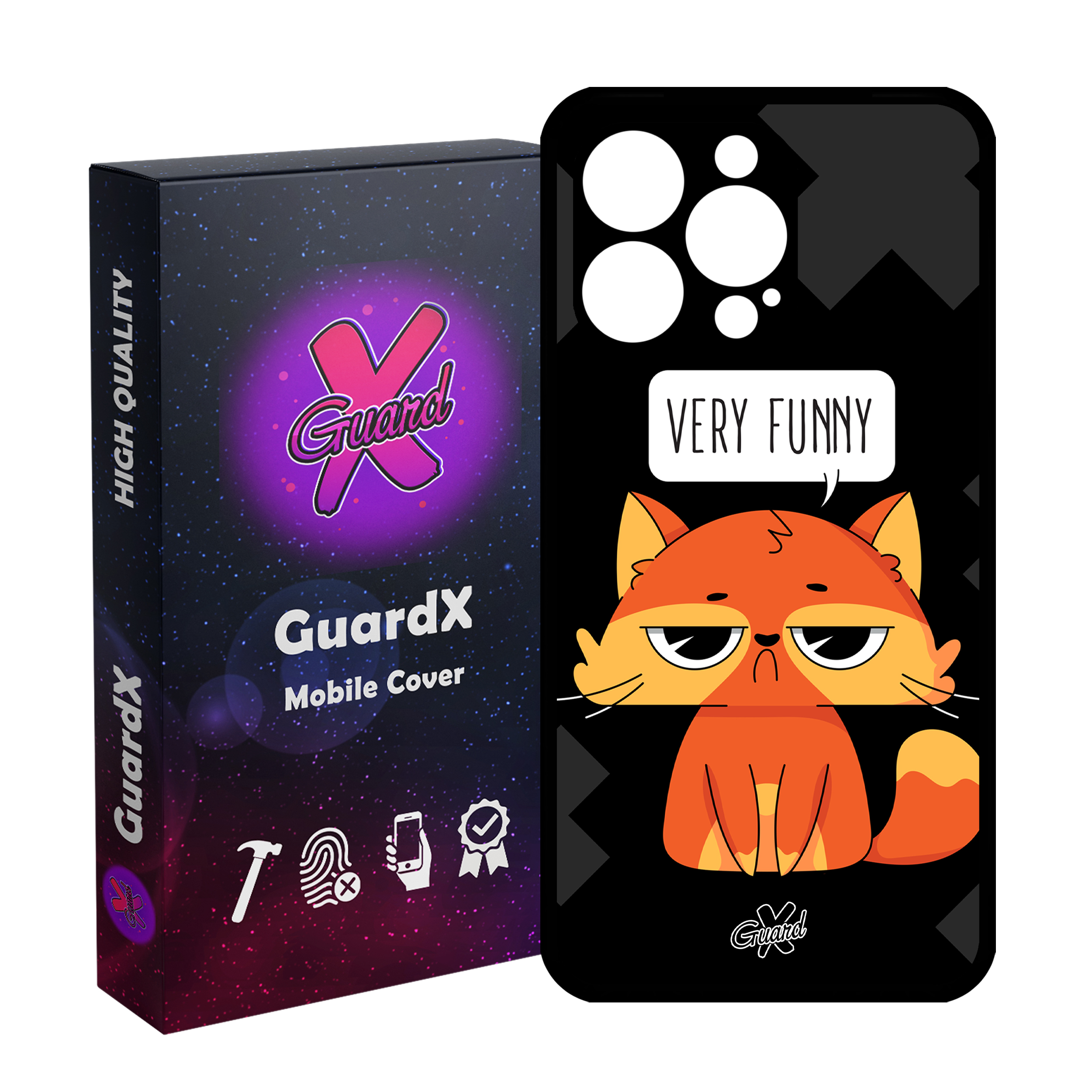 کاور گارد ایکس طرح Funny مدل Glass10161 مناسب برای گوشی موبایل اپل iPhone 13 Pro