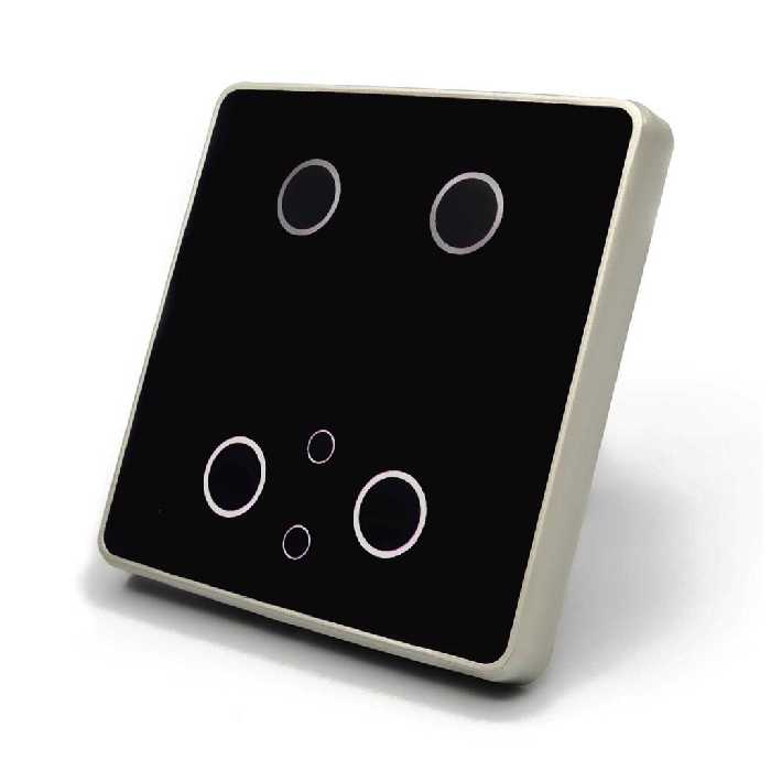 کلید لمسی هوشمند چهار پل WiFi و RF آسانه کد NP-S41