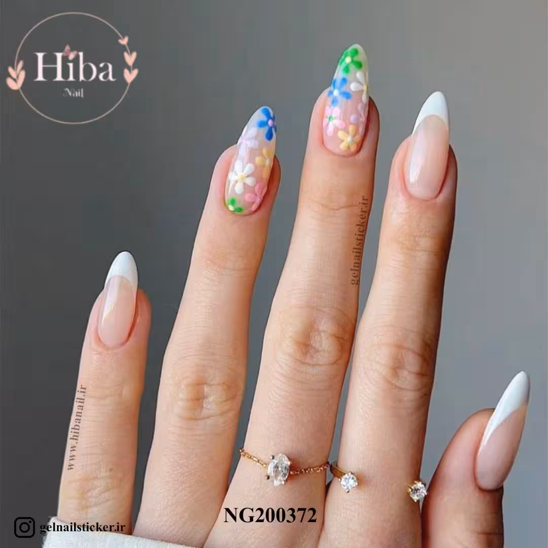 استیکر ژله ای کاشت ناخن (نیل رپ)_کد NG200372