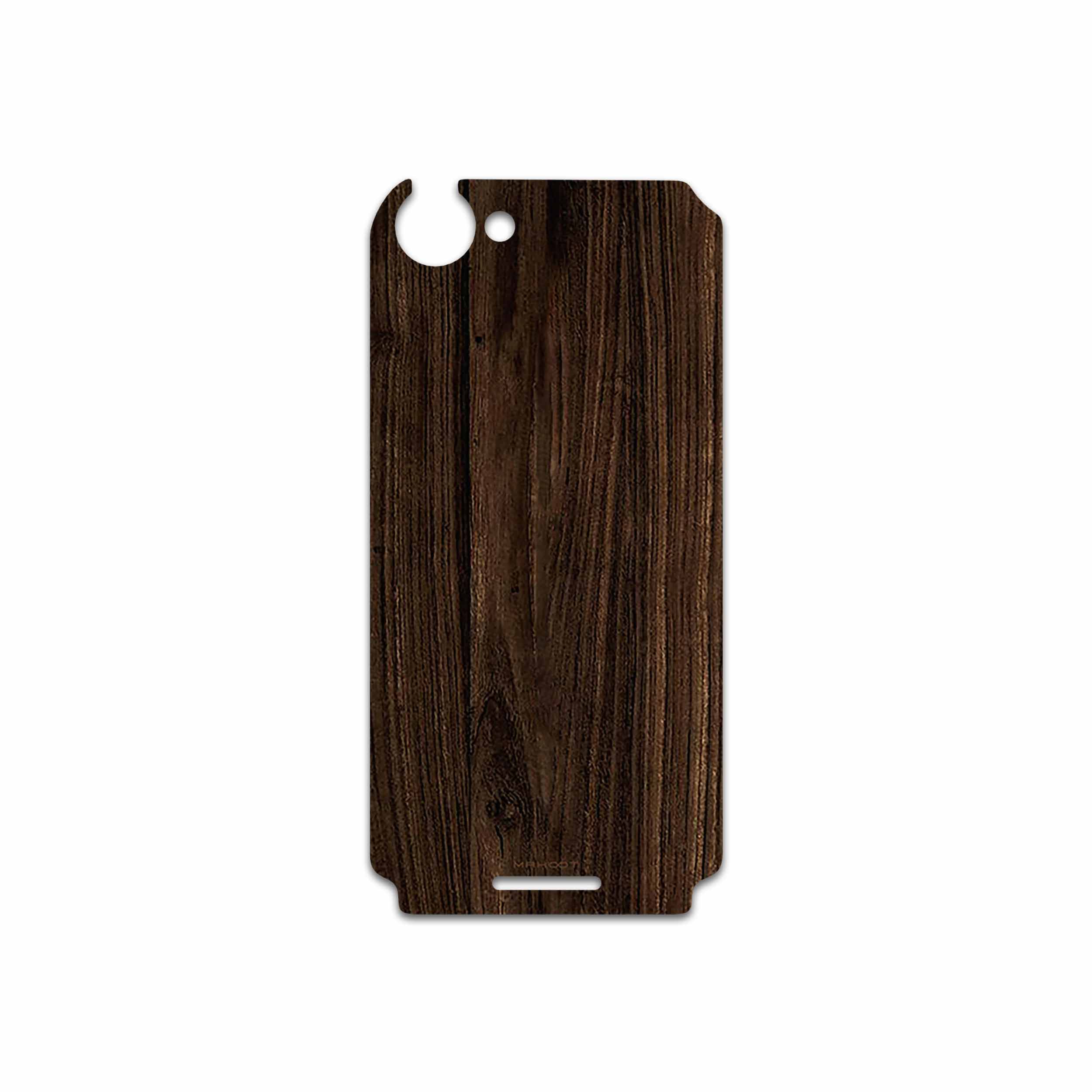 برچسب پوششی ماهوت مدل Dark Walnut Wood مناسب برای گوشی موبایل سونی Xperia L