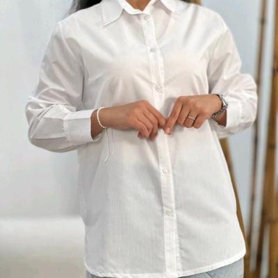 شومیز سفید زنانه مدل بیسیک