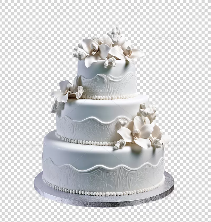 عکس PNG کیک سه طبقه | گرافیک با طعم تربچه