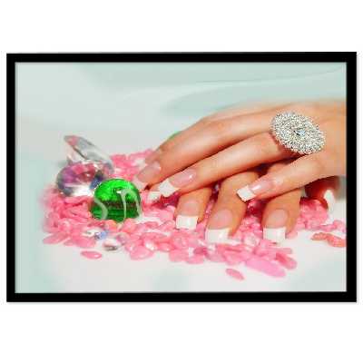 تابلو بکلیت طرح کاشت ناخن مدل B-s310