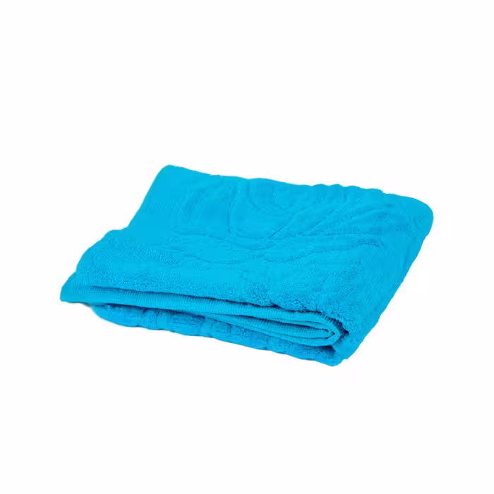حوله دستی طرح نیلوفر سایز 70 × 40 سانتی متر
