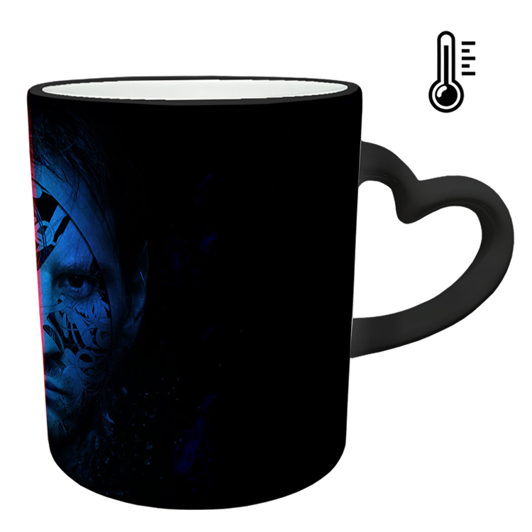 ماگ حرارتی مدل دسته قلبی طرح مسی کد 61