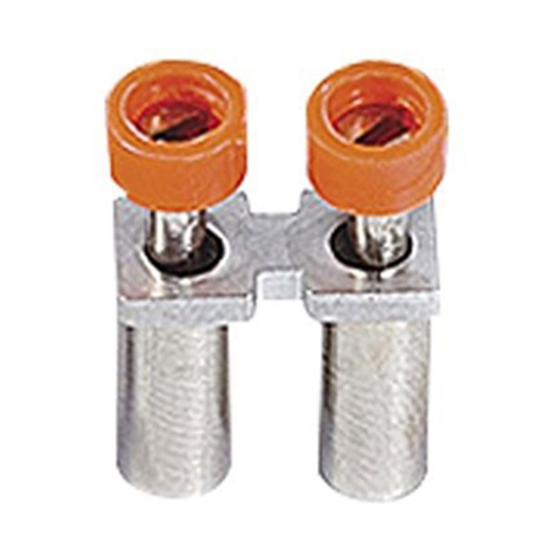 جامپر از بالا ترمینال پیچی 2 خانه سایز 10 مدل CC2-10 رعد بسته 50 عددی