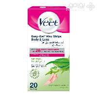نوار موبر بدن ویت سری Easy Gel بسته 20 عددی مناسب پوست خشک