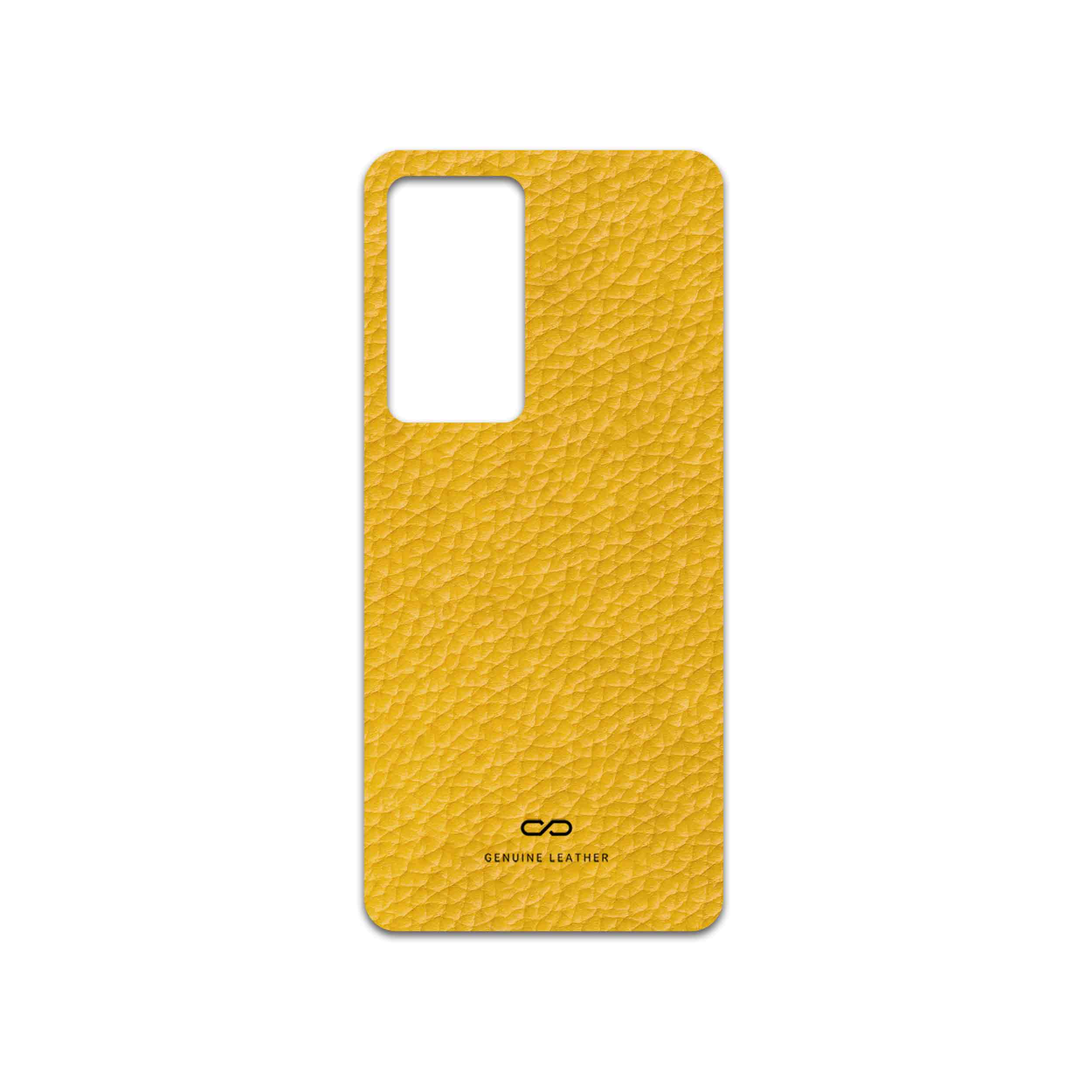 برچسب پوششی ماهوت مدل Mustard-Leather مناسب برای گوشی موبایل شیائومی Poco F4 5G