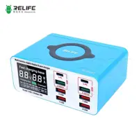 مولتی شارژر 8 پورت وایرلس دار فست ریلایف RL-304S