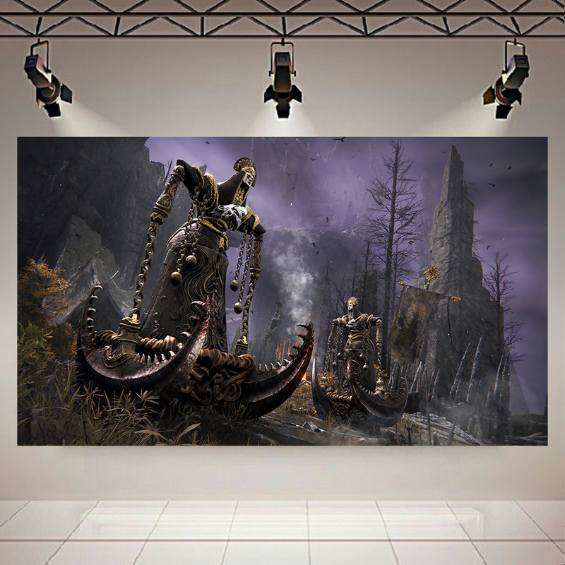 تابلو شاسی طرح شاسی گیم مدل Elden Ring کد PD1707 | دنیای قاب