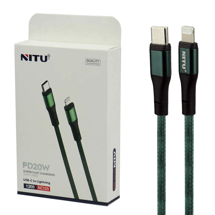 کابل تبدیل USB-C به لایتنینگ نیتو مدل NC125 - بهاری موبایل