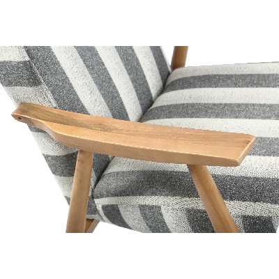 مبل تک نفره مدل مینیمال چوبی